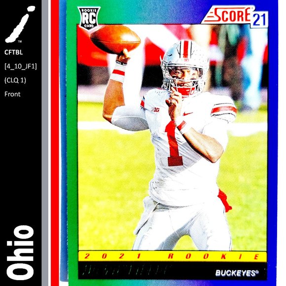 Ohio State Buckeyes (Justin Fields) - CFTBL [4_10_JF1] - Picture 1 of 3